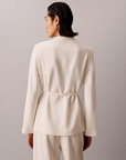HVY TEXTURED SHINE BLAZER - CALVIN KLEIN