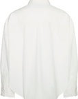 Poplin Relaxed Cropped Button-Up Shirt - Calvin Klein