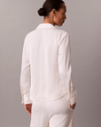 Hammered Satin fitted shirt - Calvin Klein