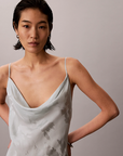 Viscose Jacquard maxi slip dress - Calvin Klein
