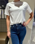 Mercerized cotton reg top