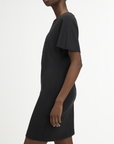 TAILORED JERSEY SS SHIFT DRESS