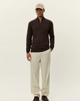 Greyson Half -Zip Merino Knit - Les Deux