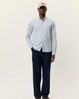 Konrad Stripe Cotton Linen Shirt - Les Deux