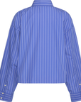 YD Stripe boxy cropped shirt