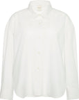 Poplin Relaxed Cropped Button-Up Shirt - Calvin Klein