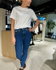High rise skinny jeans
