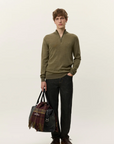 Greyson Half -Zip Merino Knit - Les Deux