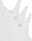 3PK Scoop neck cotton tank