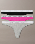 THONG 3 PK - Calvin klein