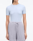 Modal Rib slim ss top