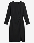 Scuba Crepe 3/4 SLV Twist Dress - Calvin Klein