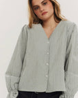Indiana LS Button Blouse - Once Untold