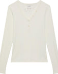 LS Varigated Rib V-Neck - Calvin klein