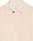 Viskose Sheer Stripe LS Shirt - Calvin Klein