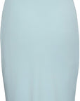 Crepe low back drape dress