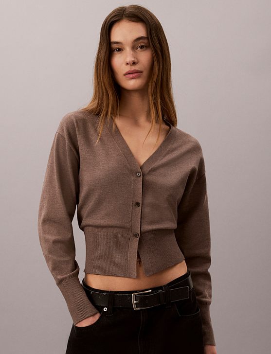 Soft Knit Classic Cardigan - Calvin Klein