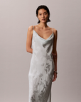 Viscose Jacquard maxi slip dress - Calvin Klein