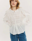 Ruby Button Blouse - Once Untold