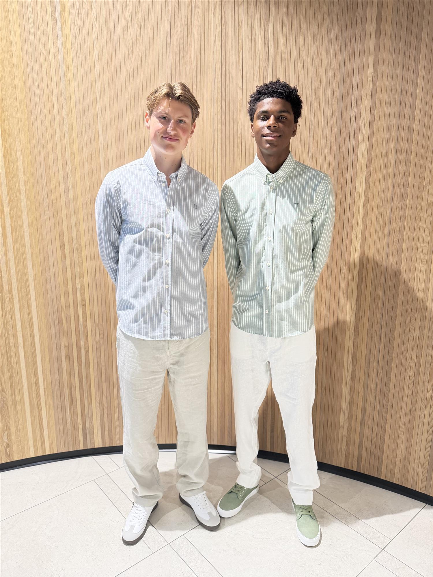 KONRAD STRIPED OXFORD SHIRT - Les Deux