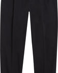 Modern twill tapered pleat pants