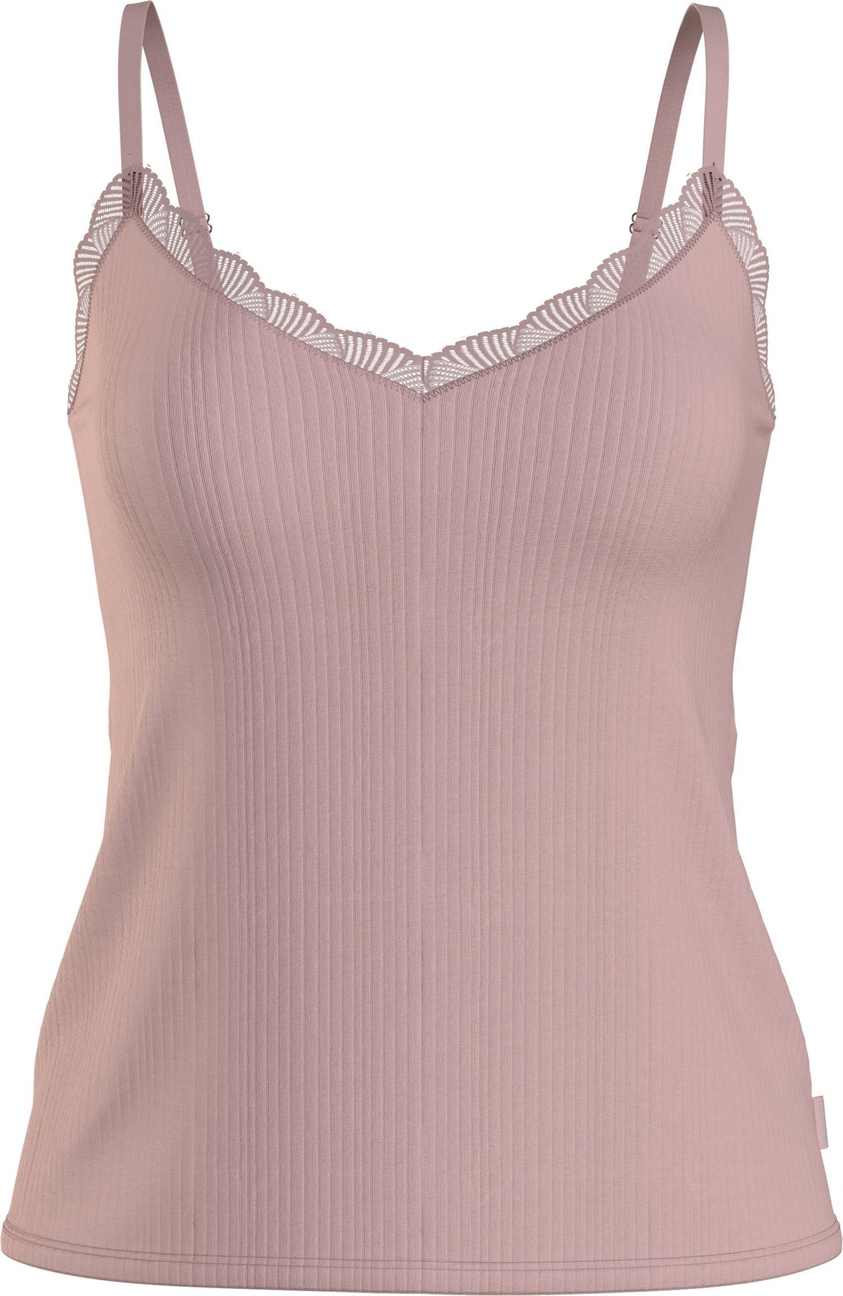 Rib Lace Cami Top - Calvin Klein