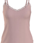 Rib Lace Cami Top - Calvin Klein