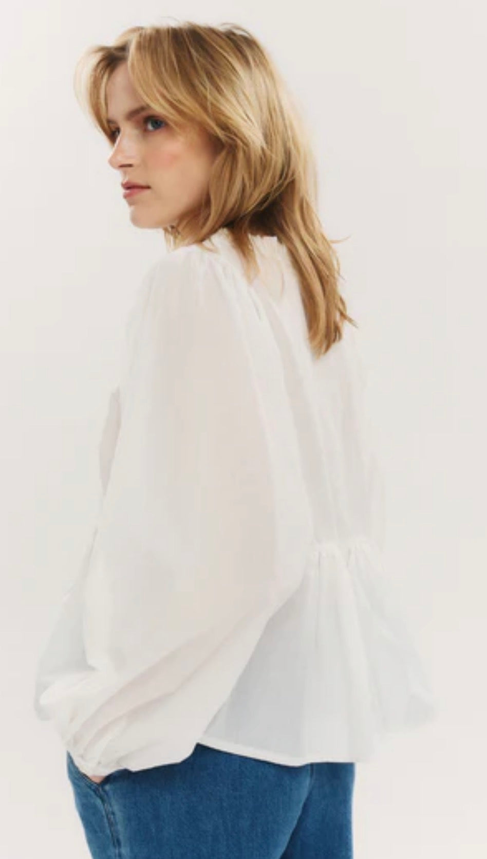 Ruby Button Blouse - Once Untold