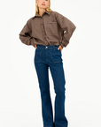 Ann Charlotte Wash Chester Jeans - IVY