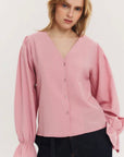 Indiana LS Button Blouse - Once Untold
