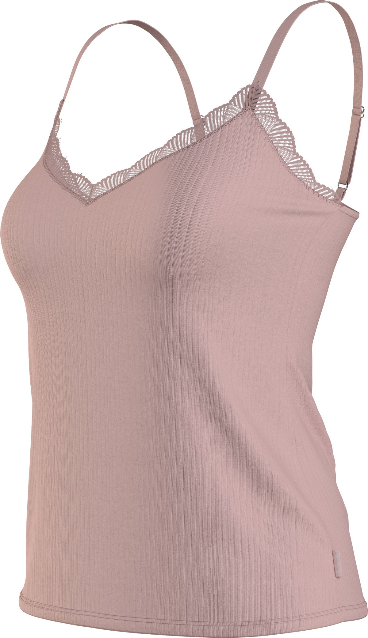 Rib Lace Cami Top - Calvin Klein