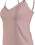 Rib Lace Cami Top - Calvin Klein