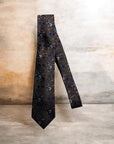 Tie Silk woven brown - Profuomo