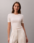 Slim Ribbed Modal T-shirt - Calvin Klein