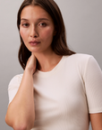 Slim Ribbed Modal T-shirt - Calvin Klein