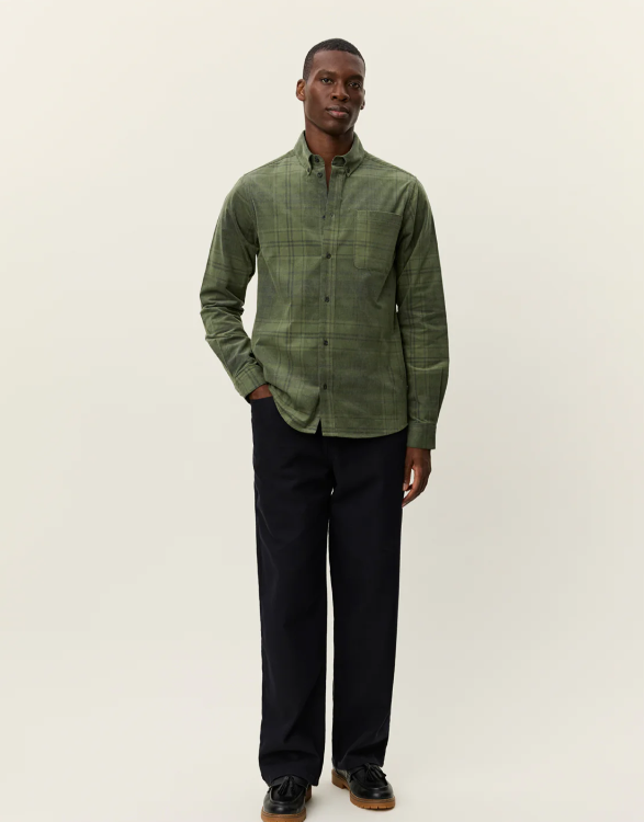 Kash check corduroy shirt - Les Deux