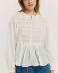 Ruby Button Blouse - Once Untold