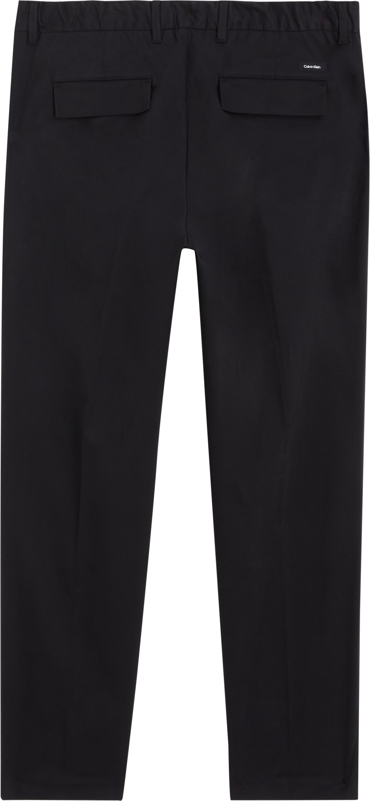 Modern twill tapered pleat pants