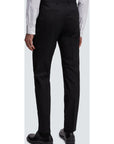 Stretch wool slim pant