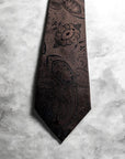 Tie Silk woven Brown - Profuomo