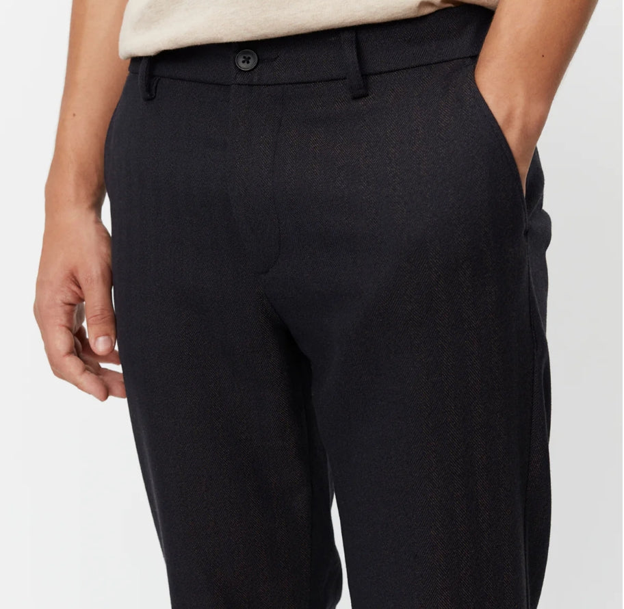 Como Reg Herringbone suit pants
