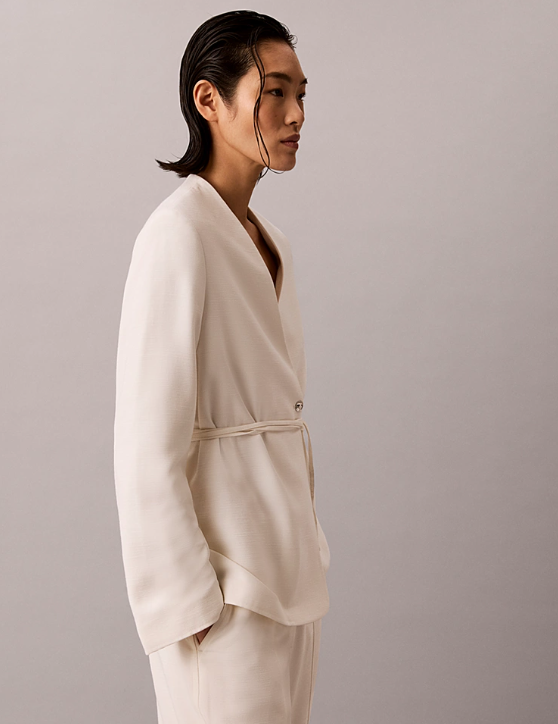 HVY TEXTURED SHINE BLAZER - CALVIN KLEIN