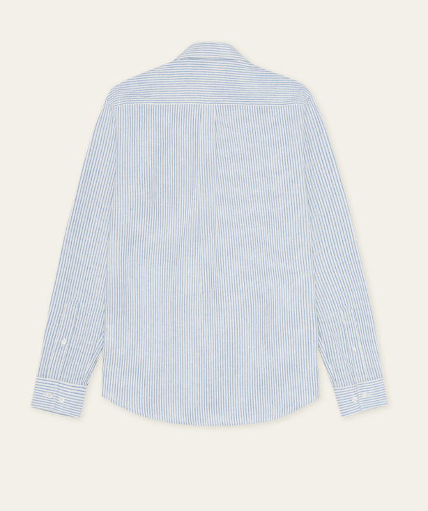 Konrad Stripe Cotton Linen Shirt - Les Deux