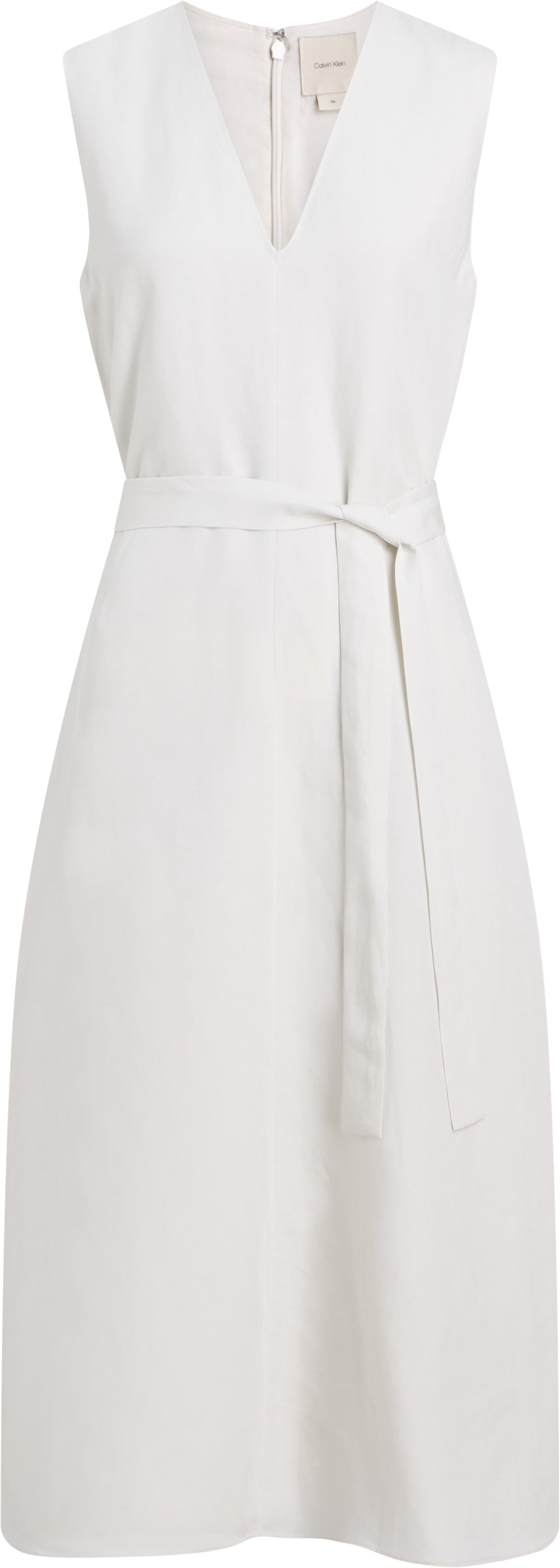 Tencel Linen NS V Dress
