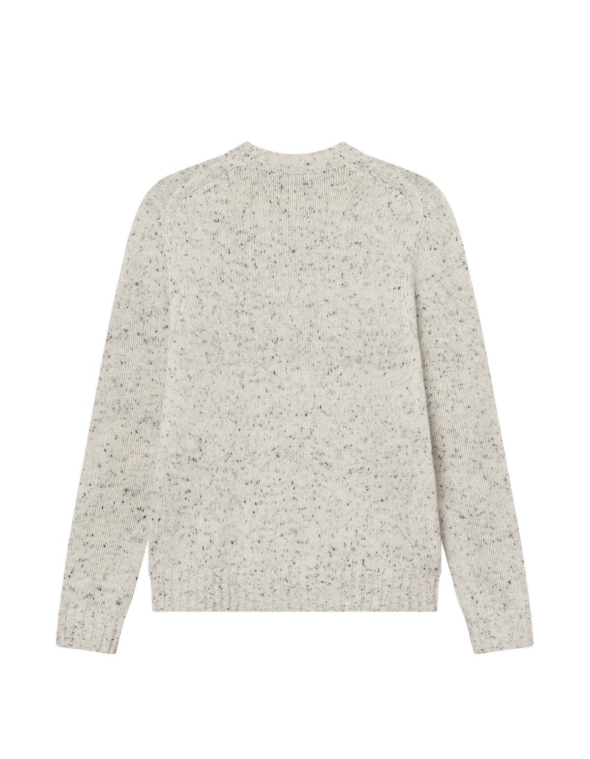 GREY FLECK ROUNDNECK JUMPER