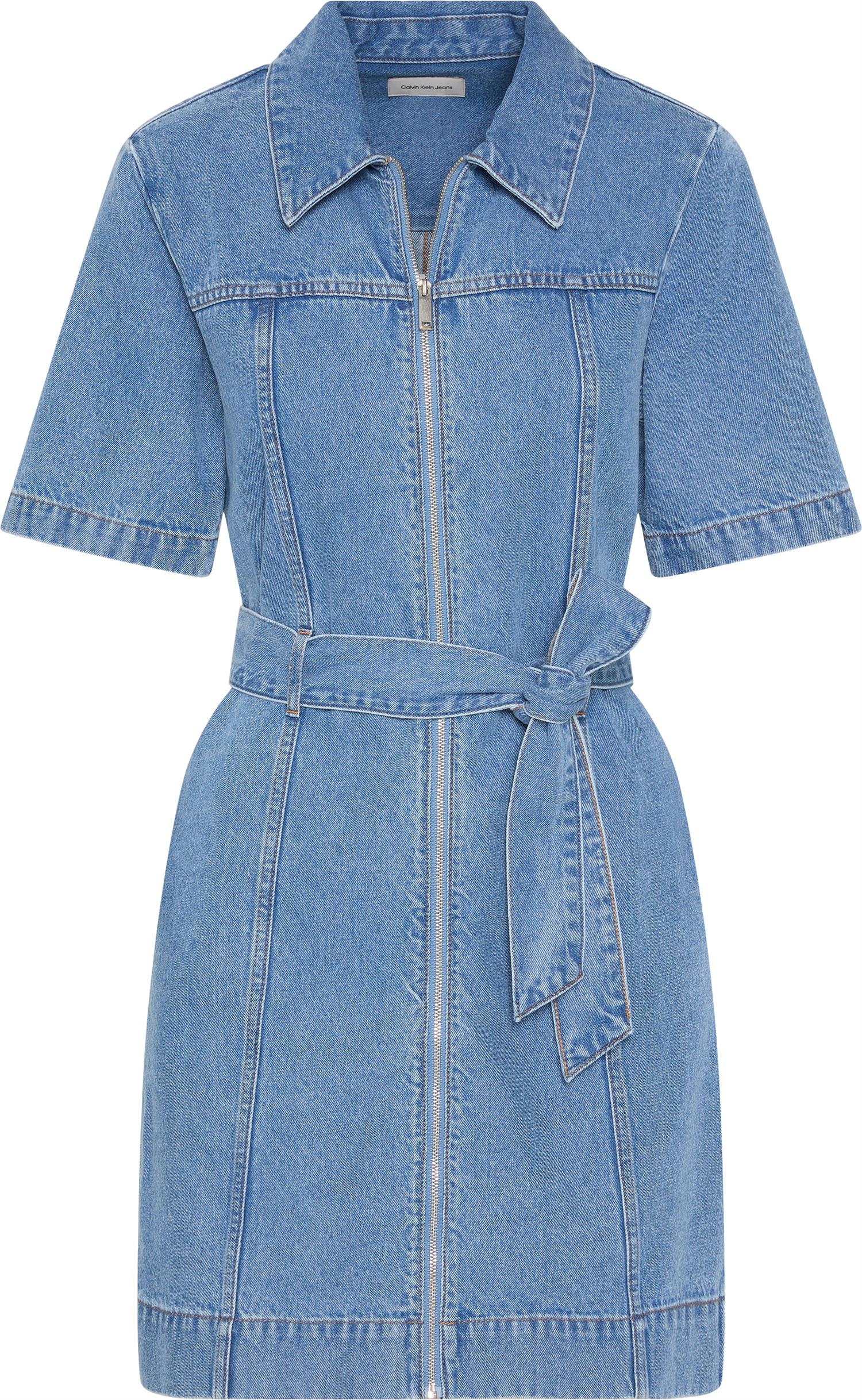 Belted Shirt Dress - Calvin Klein