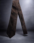 Tie Silk woven Brown - Profuomo